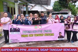 DPD PPNI Jember Sigap Bantu Bencana Banjir Glundengan Tanjungsari dan Sumberjo Wuluhan
