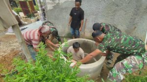 Demi Warga Yang Sehat, Satgas TMMD Bangun Jamban Permanen di Pelosok Desa