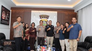 Perkuat Sinergitas, KPU Kota Denpasar dan Bawaslu Kota Denpasar Audensi dengan Kapolresta Denpasar