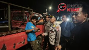 Patroli Jelang Sahur, Polsek Tayu Amankan Mobil Pengangkut Sound System Berkapasitas Besar