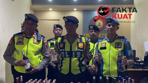 Cipta Kondisi Bulan Ramadhan Ratusan Miras Diamankan Sat Samapta Polres Demak