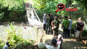 Dari Bambu ke Baja: Kodim 0708/Purworejo Wujudkan Jembatan Aman, Petani dan Pelajar Tak Lagi Waswas