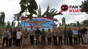 Polres Kendal Tanam Jagung Serentak di Kedungsuren, Dukung Program Ketahanan Pangan Nasional
