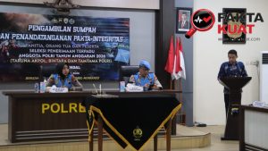 Jaga Transparansi Rekrutmen, Polres Kendal Laksanakan Sumpah dan Pakta Integritas Casis