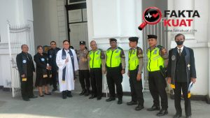 Polrestabes Semarang Perkuat Pengamanan Rangkaian Paskah, Ibadah Kamis Putih dan Jumat Agung Berlangsung Aman dan Khidmat