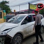 Sempat Berusaha Kabur, WNA Pengendara Wuling Tabrak Pemotor dan Tiang di Bangsri Jepara Diamankan Polisi