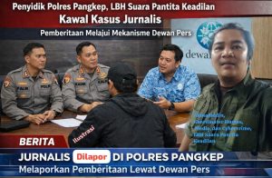 LBH Suara Panrita Keadilan Kawal Kasus Jurnalis, Polres Pangkep Arahkan Pelapor Melalui Mekanisme Dewan Pers