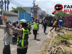 Kecelakaan Karambol di Turunan Silayur Kembali Terjadi, Truk Kontainer Rem Blong Picu Kepanikan