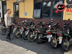 Lima Motor Curian Diamankan, Pelaku Curanmor di Kudus Masih Diburu Polisi