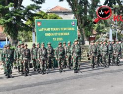 Tingkatkan Profesionalisme Babinsa, Kodim 0716/Demak Gelar Latnister