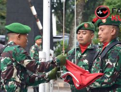 Dandim 0716/Demak Bacakan Amanat Panglima TNI Pada Upacara Bendera 17-an Bulan April