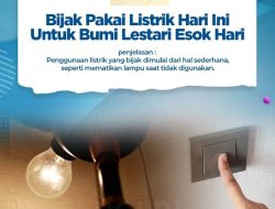 Langkah Sederhana untuk Masa Depan yang Lebih Baik: Matikan Lampu saat Tidak Digunakan