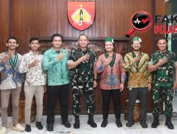 Audiensi HMI di Makodam Perkuat Sinergi Mahasiswa dan Kodam IV/Diponegoro