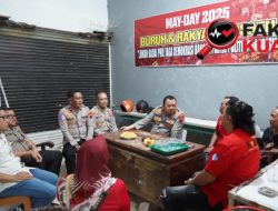 Kapolrestabes Semarang Perkuat Sinergi dengan Serikat Buruh Jelang May Day 2026