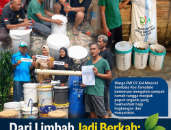Tak Lagi Dibuang! Sampah Rumah Tangga di RW 07 Maccini Sombala Disulap Jadi Pupuk Kompos