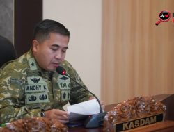 Kasdam IV/Diponegoro Ikuti Vicon Bersama Waasops Panglima TNI, Pantau Situasi Peringatan Hari Buruh 2026