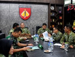 Pangdam IV/Diponegoro Hadiri Vicon Rapat Evaluasi Percepatan Pembangunan KDKMP yang Dipimpin Wapang TNI