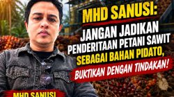Mhd Sanusi: Jangan Jadikan Penderitaan Petani Sawit Sebagai Bahan Pidato, Buktikan dengan Tindakan!