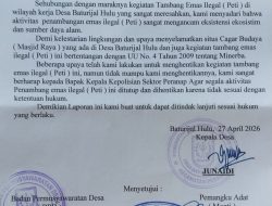 PETI di Peranap Kian Merajalela, Tokoh Adat dan Pemerintah Desa Surati Polisi: APH Jangan Lamban!