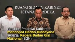 Presiden Prabowo Ganti Pimpinan Badan Gizi Nasional, Dadan Hindayana Diberhentikan