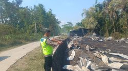 Polsek Karanggede Gerak Cepat Tangani Kebakaran Kandang Ayam di Manyaran
