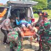 Kodim 0701/Banyumas Gelar Latihan Aplikasi Sistem Blok Penanggulangan Bencana Alam Banjir