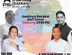 Jokowi Pulih dan Siap Keliling Indonesia, King Naga Tegaskan PSI Lebak Siap Sambut Bersama Ribuan Relawan