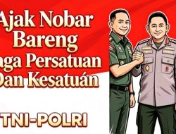Nobar Piala Dunia: Wujud Kedekatan TNI-POLRI dan Masyarakat dalam Bingkai Persatuan