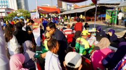Semarak HUT Bhayangkara Ke-80, Polrestabes Semarang Gelar Olahraga Bersama dan Pasar Rakyat, Ribuan Warga Padati Simpang Lima