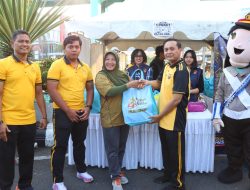 Polres Kudus Gelar Senam Bareng Ratusan Warga, Hadirkan Pasar Murah hingga Cek Kesehatan Gratis di Hari Bhayangkara ke-80