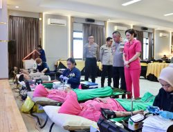 Setetes Darah untuk Kemanusiaan, Polrestabes Semarang Gelar Donor Darah Sambut Hari Bhayangkara ke-80