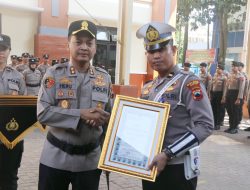 Personel Berprestasi Diberi Reward, Kapolres Kudus Dorong Semangat Melayani Masyarakat