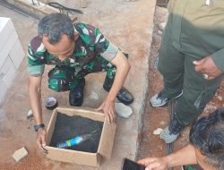 Polsek Banyumanik Bersama Tim Jihandak Paldam IV/Diponegoro Evakuasi Mortir yang Diduga Masih Aktif di Pudakpayung