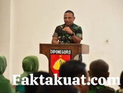 Tim Bintal Kodam IV/ Diponegoro Berikan Ceramah Ke Personel Kodim 0717/Grobogan dan Persit KCK