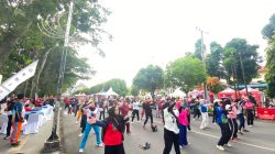 PORPI dan ASKI Ramaikan CFD Siantar Bersama KORMI, Warga Antusias Ikuti Senam Massal dan Nobar Piala Dunia 2026