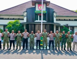 Kapolrestabes Semarang Perkuat Sinergitas dengan Dandim 0733/Kota Semarang, Kokohkan Kolaborasi Jaga Kamtibmas