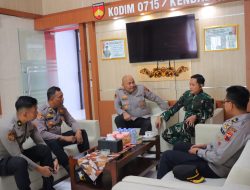 Kapolres Kendal Sambangi Makodim 0715, Perkuat Sinergitas TNI-Polri di Kabupaten Kendal
