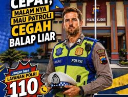 Satlantas Polres Kudus Ajak Masyarakat Cegah Balap Liar: Jangan Sengaja Pulang Cepat Jika Malam Hari Hendak Patroli