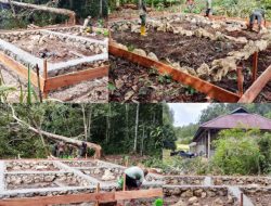 Semangat TMMD Kodim 1807/Sorsel Ke-129 Terus Berkobar, Pembangunan Rumah Layak Huni di Kampung Sesor Capai Progres 10 Persen