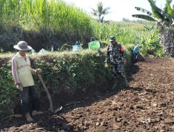 Sertu Tatang Bantu Petani Percepat Persiapan Musim Tanam