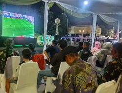Kodim 0721/Blora Gelar Nobar Piala Dunia 2026, Perkuat Kemanunggalan TNI dan Masyarakat