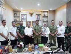 Silaturahmi Danrem 031/Wira Bima ke Kakanwil BPN Provinsi Riau, Wujudkan Sinergi yang Semakin Solid Antarinstansi