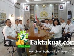 Perum Perhutani KPH Telawa Lakukan Silaturahmi Bangun Sinergitas Dengan Polres Grobogan