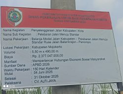 Pelebaran Ruas Jalan Batankrajan Penompo, Langkah Nyata Pemkab Mojokerto Wujudkan Infrastruktur Berkualitas Bagi Masyarakat