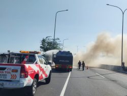 Kebakaran Lahan di sepanjang Jalan Tol Pejagan KM 248 Brebes Jadi Peringatan, Polda Jateng Imbau Masyarakat Hentikan Pembakaran Lahan Saat Musim Kemarau