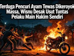 Terduga Pencuri Ayam Tewas Dikeroyok Massa, Wisnu Desak Usut Tuntas Pelaku Main Hakim Sendiri Kinerja Kapolsek dan Babinkamtibmas Juga Harus Dipertanyakan