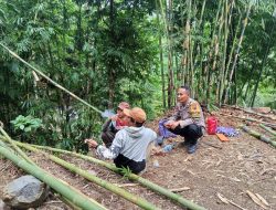 Waspada Kemarau, Bhabinkamtibmas Polsek Limbangan Edukasi Warga Desa Gondang Cegah Kebakaran