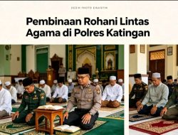Perkuat Integritas dan Ketakwaan: Polres Katingan Gelar Pembinaan Rohani Lintas Agama, Wujudkan Polri yang Presisi dan Berkarakter Mulia