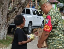 Hangatkan Kebersamaan, Dansatgas TMMD Ke-129 Kodim 1807/Sorsel Berbagi Keceriaan Bersama Anak-Anak Kampung Sesor