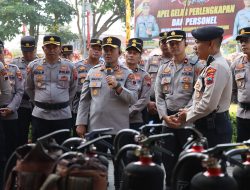 Siaga Karhutla, APAR hingga Water Cannon Disiapkan Hadapi Musim Kemarau, Kapolres Kudus: Jangan Bakar Lahan dengan Alasan Apa Pun